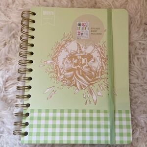 Wicked Katie Kime Spiral Journal Notebook 100 Lined Sheets with Sticker Sheet